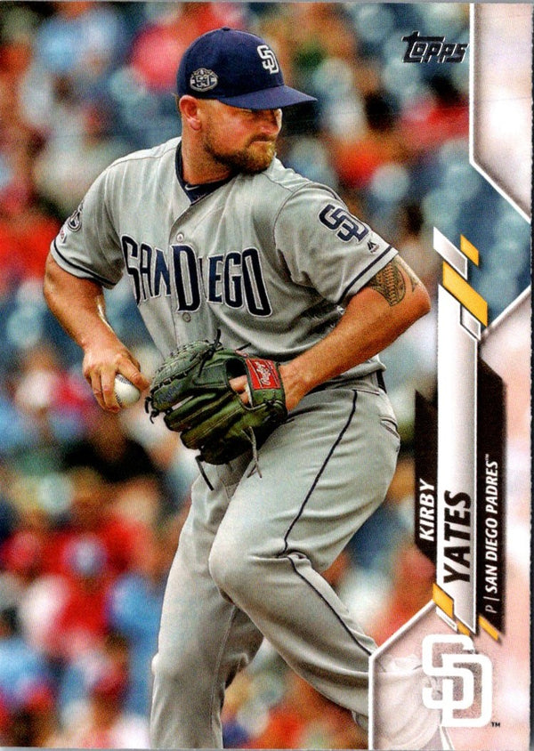 2020 Topps Kirby Yates #25