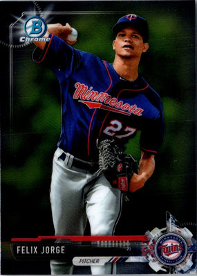 2017 Bowman Chrome Prospects Felix Jorge #BCP166
