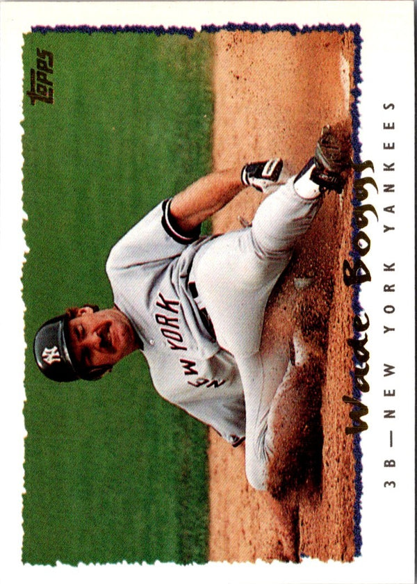 1995 Pacific Gold Prisms Wade Boggs #6