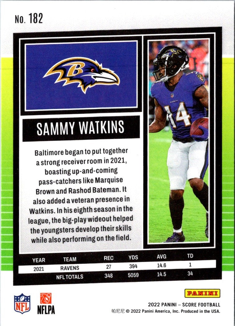 2022 Score Sammy Watkins