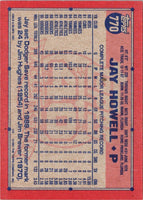 1991 Topps Jay Howell #770