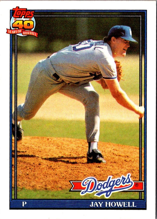 1991 Topps Jay Howell #770