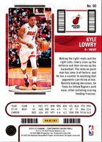 2022 Panini Contenders Game Ticket Red Kyle Lowry #90