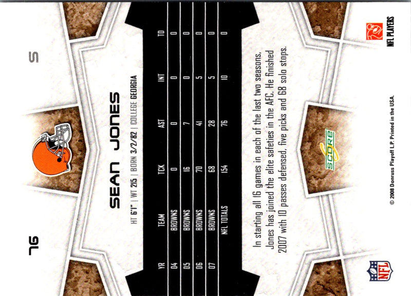 2008 Score Sean Jones