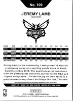 2018 Hoops Jeremy Lamb #109