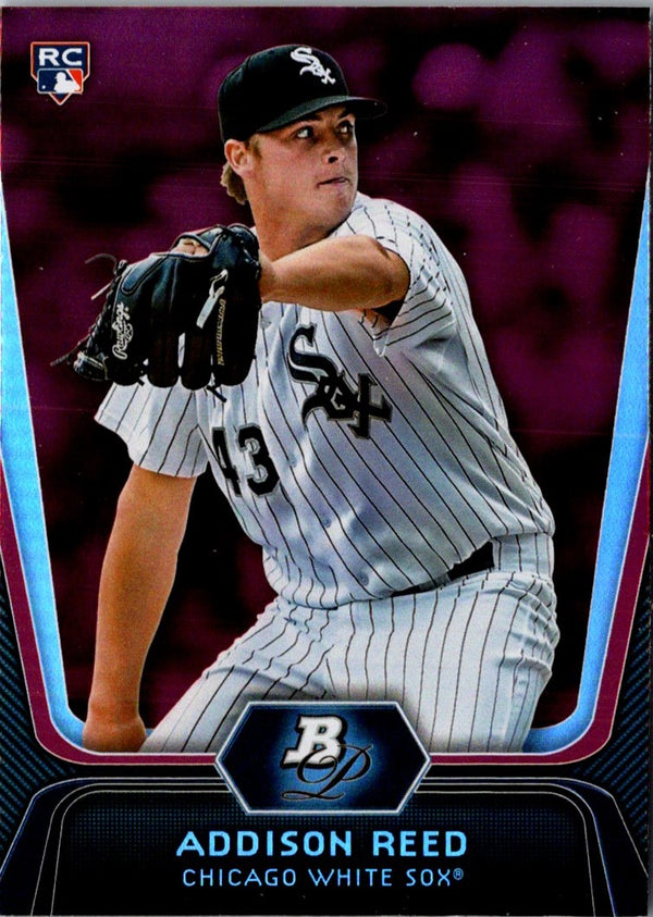 2012 Bowman Platinum Addison Reed #52 Rookie