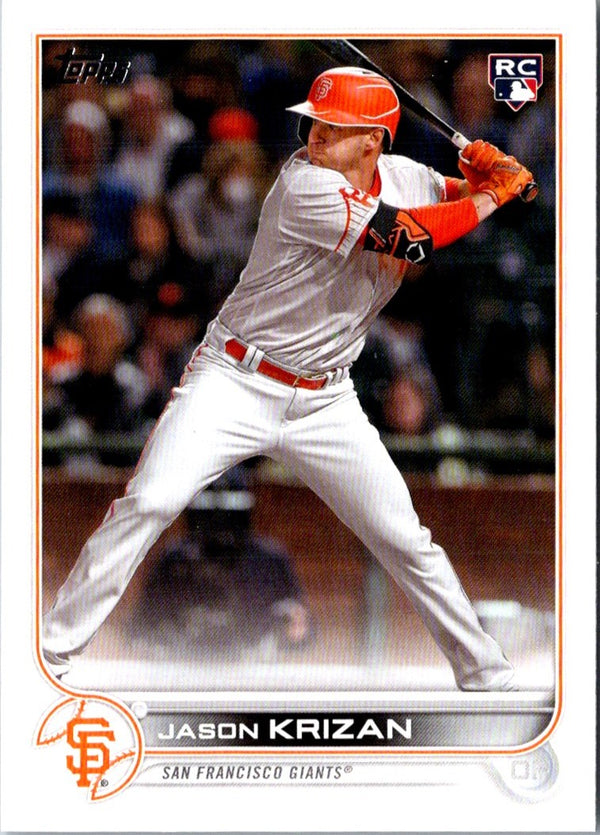 2022 Topps Update Jason Krizan #US65 Rookie