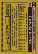 1990 Topps Luis Sojo