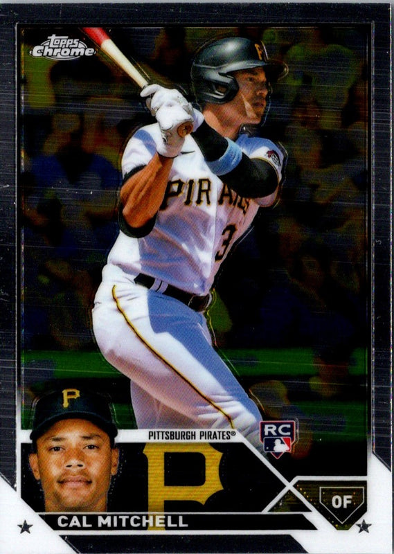 2023 Topps Chrome Cal Mitchell #108 Rookie