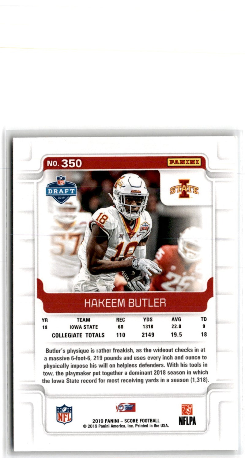 2019 Score Purple Hakeem Butler