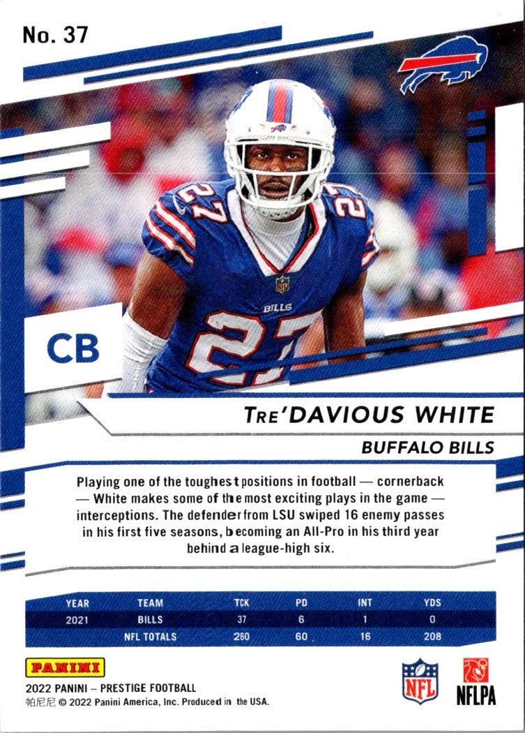 2022 Panini Prestige Tre'Davious White