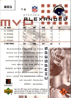 2002 Upper Deck MVP Stephen Alexander #201