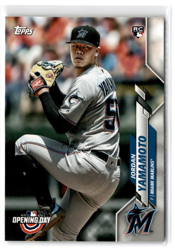 2020 Topps Opening Day Jordan Yamamoto #29 Rookie