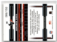 2006 Donruss Threads Retail Red Domanick Davis #48 086/150