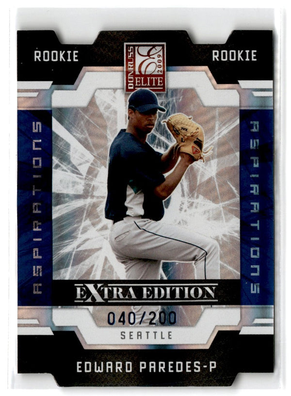 2009 Donruss Elite Extra Edition Aspirations Die Cut Edward Paredes #136 040/200