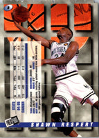 1995 Press Pass Premium Draft Picks Die Cuts Blue Shawn Respert #8