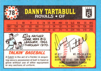 1988 Topps UK Minis Danny Tartabull #78
