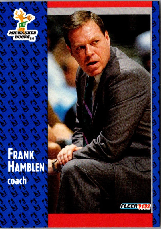 1991 Fleer Frank Hamblen #312