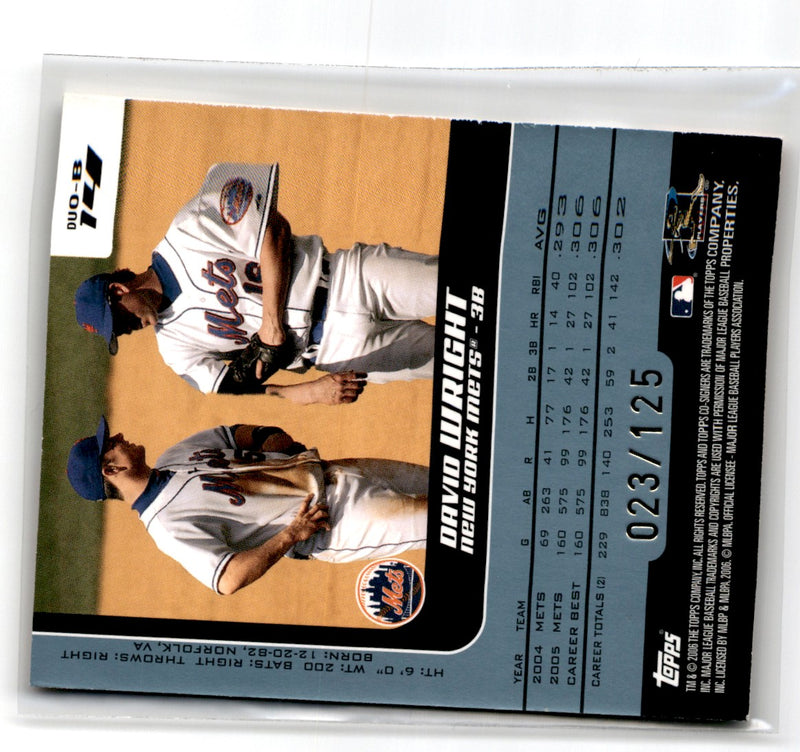 2006 Topps Billy Wagner/David Wright