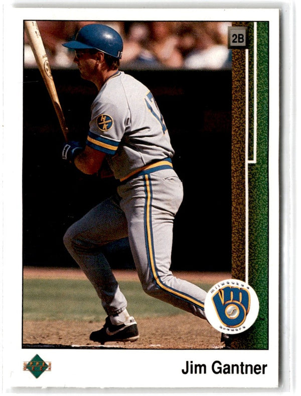 1989 Upper Deck Jim Gantner #274