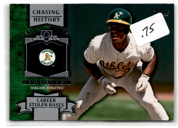 2013 Topps Chasing History Rickey Henderson #CH-8