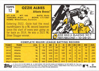 2022 Donruss Elite Series Ozzie Albies #12