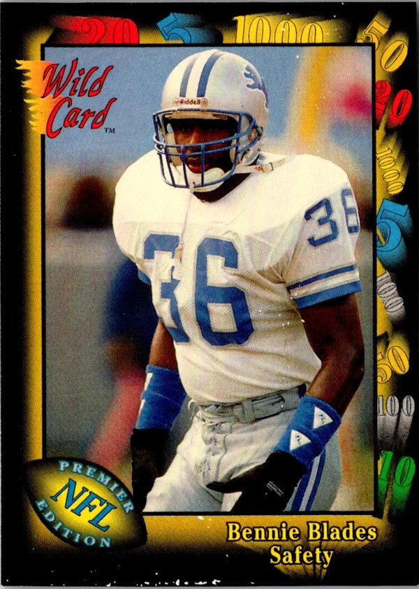 1991 Wild Card Bennie Blades #90