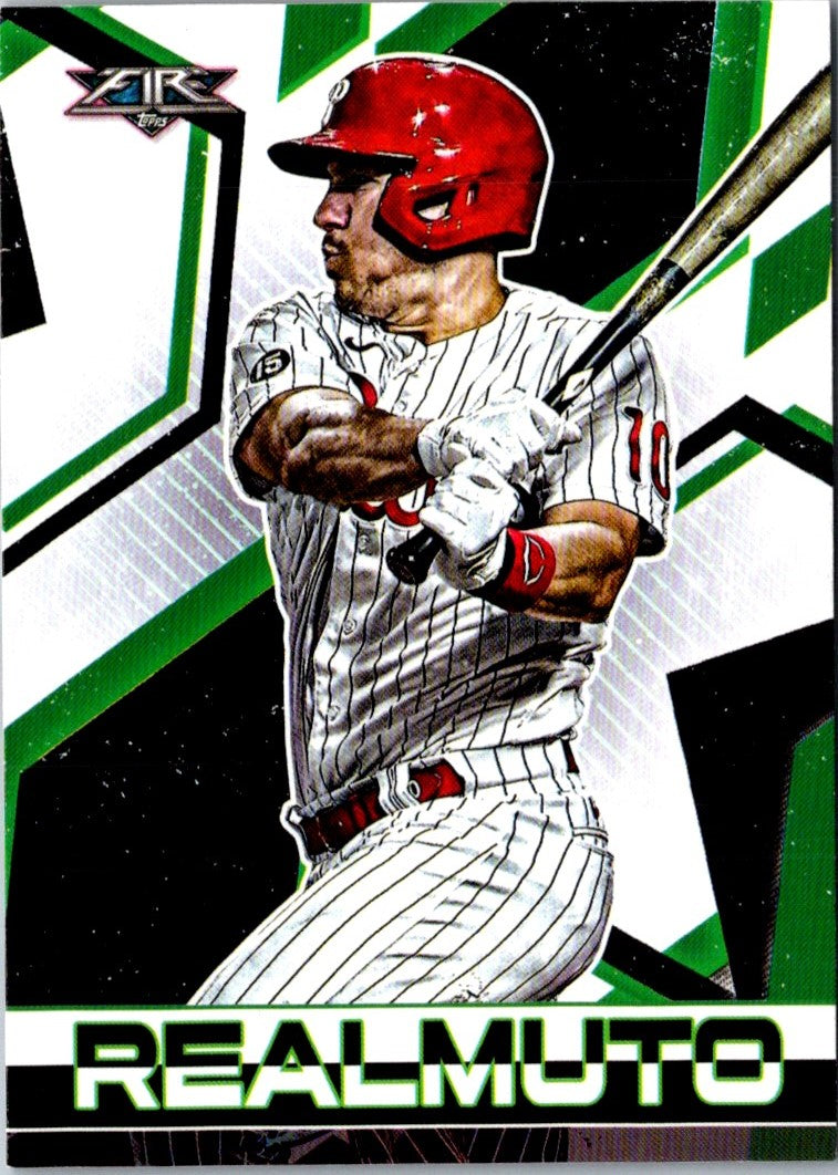 2021 Topps Fire J.T. Realmuto