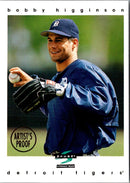 1997 Score Artist's Proofs White Border Bobby Higginson