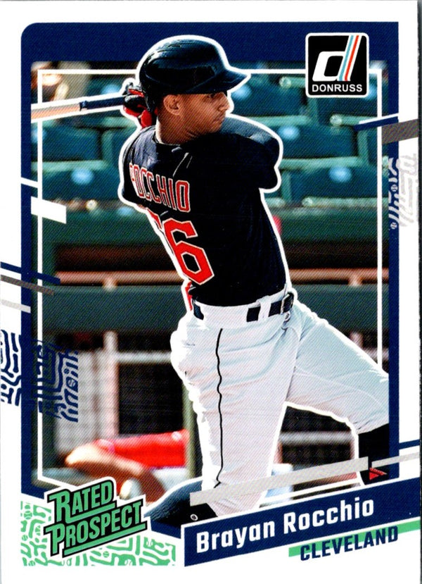 2023 Donruss Holo Blue Brayan Rocchio #70