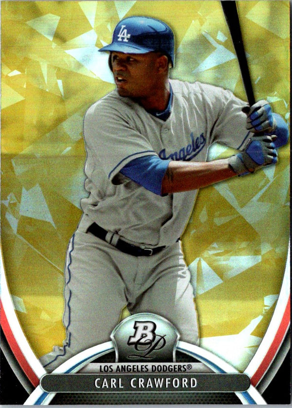 2013 Bowman Platinum Carl Crawford #15