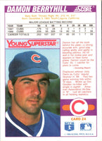 1989 Score Young Superstars I Damon Berryhill #24