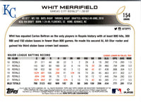 2022 Topps Chrome Whit Merrifield #154