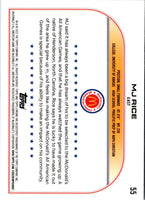 2022 Topps Chrome McDonald's All American MJ Rice #55