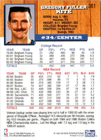 1993 Hoops Greg Kite #381
