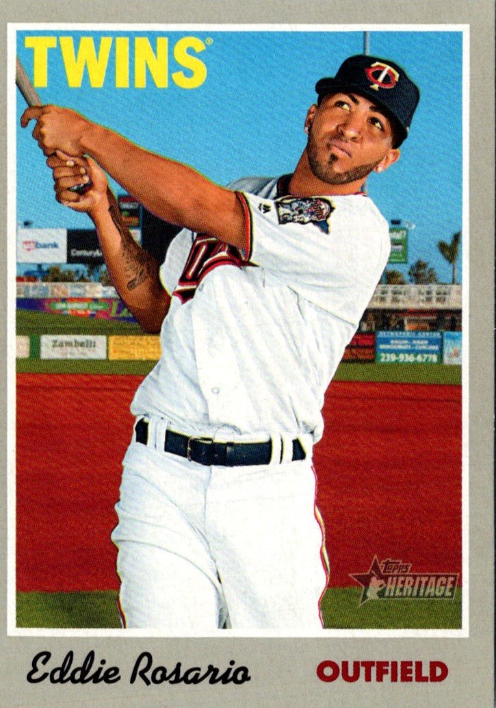 2019 Topps Heritage Eddie Rosario