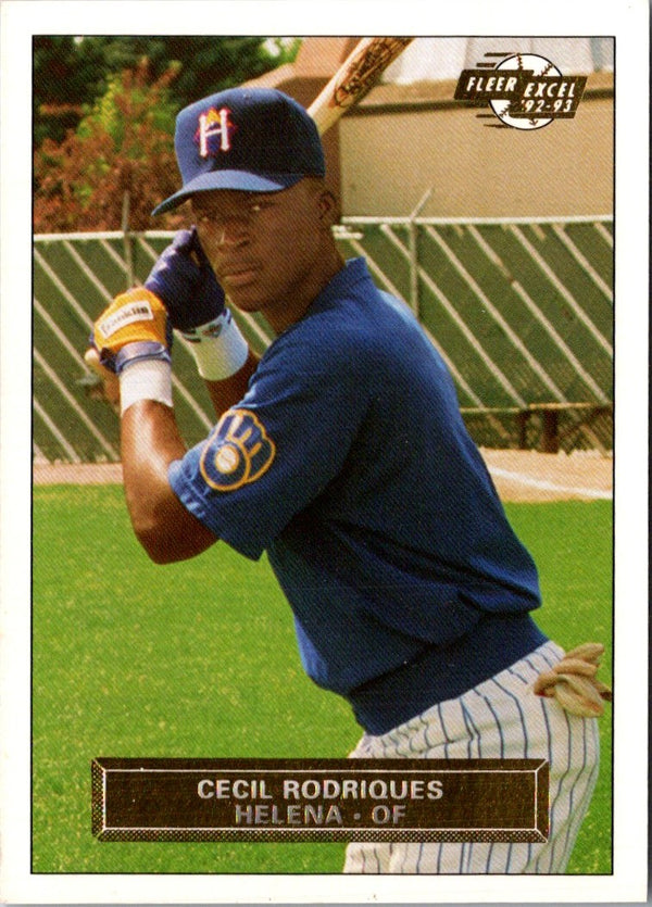 1992 Fleer Excel Cecil Rodriques #194