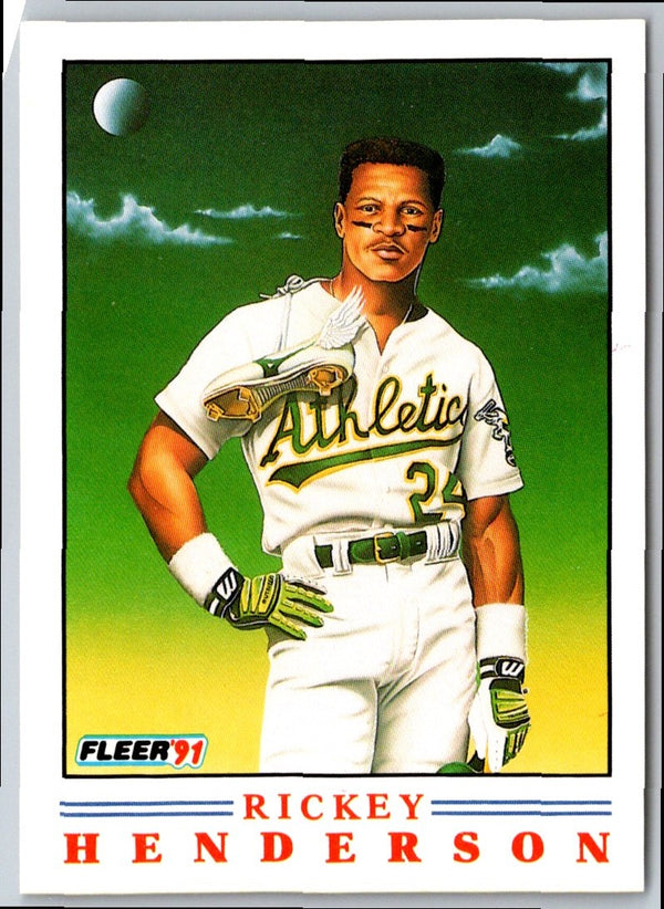 1991 Fleer Pro-Visions Factory Rickey Henderson #2