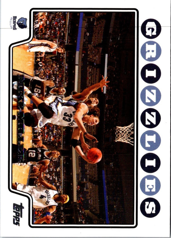 2008 Topps Tipoff Team Tattoos Memphis Grizzlies #NNO