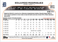 2022 Topps Update Gold Foil Eduardo Rodriguez #US272