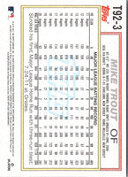 2021 Topps Update 1992 Redux Mike Trout #T92-3