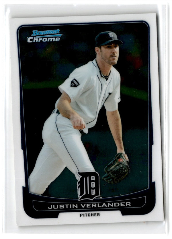 2012 Bowman Chrome Justin Verlander #218