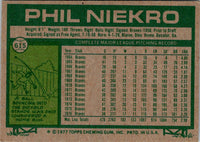 1977 Topps Phil Niekro #615