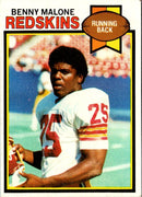 1979 Topps Benny Malone