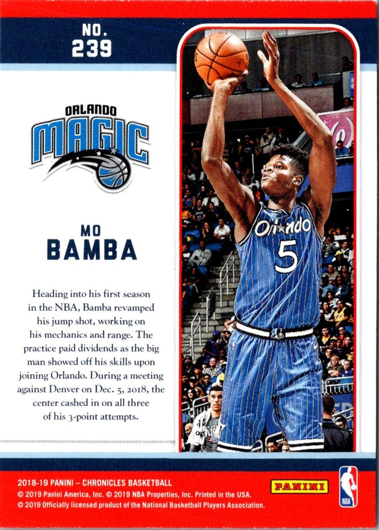 2018 Panini Mo Bamba