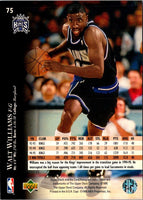 1995 Upper Deck Electric Court Gold Walt Williams #75