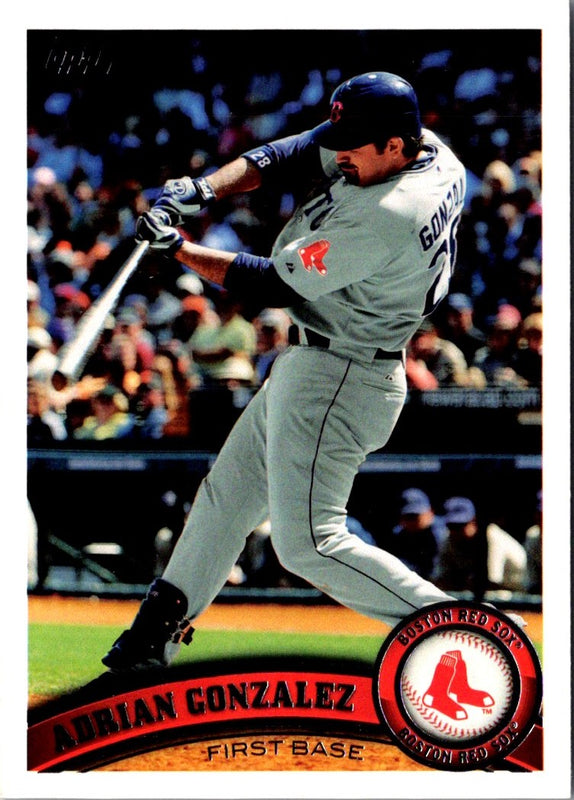 2011 Topps Adrian Gonzalez #425