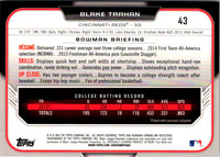 2015 Bowman Draft Picks & Prospects Chrome Blake Trahan #43