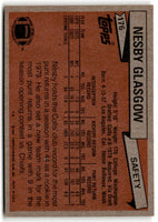1981 Topps Nesby Glasgow #176 Rookie