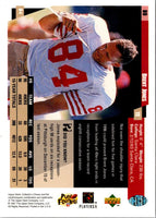 1997 Collector's Choice San Francisco 49ers Brent Jones #SF4